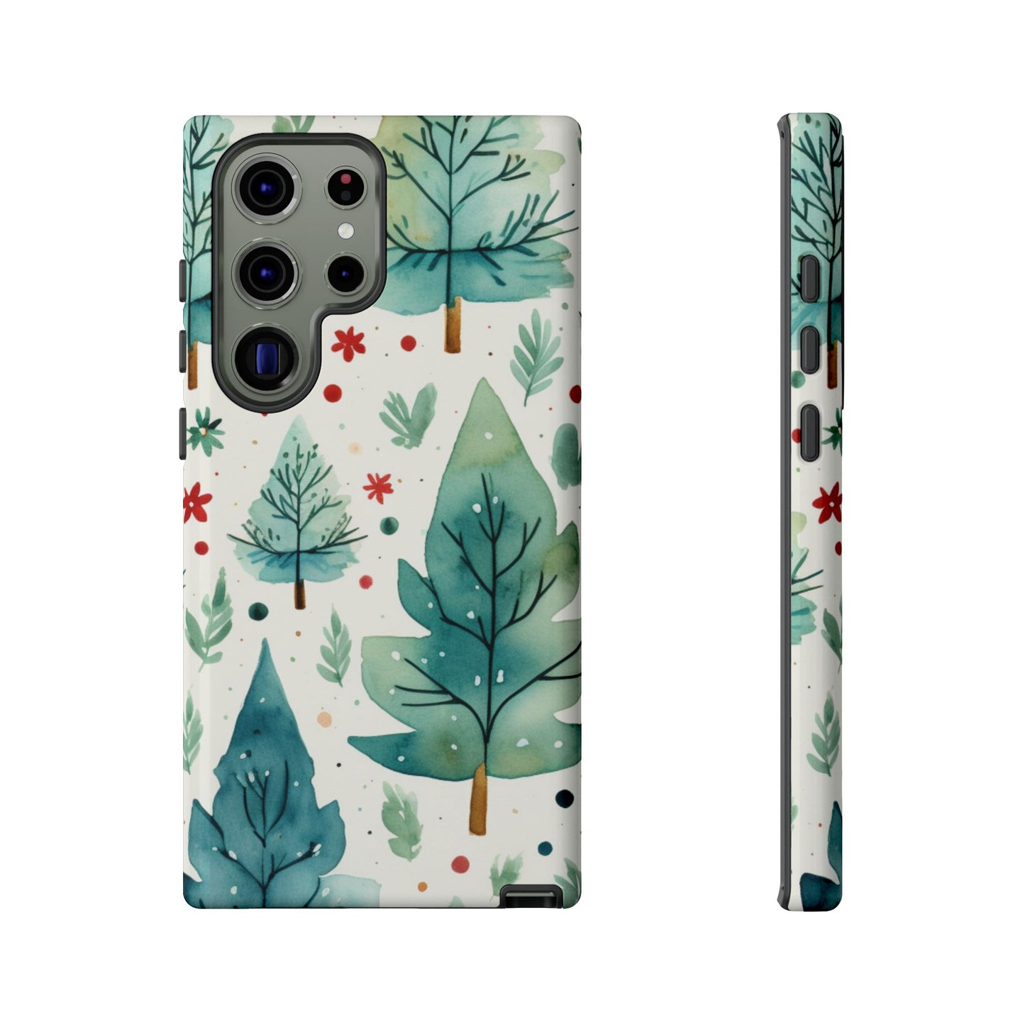 Watercolor Winter Forest -  Samsung Galaxy Series Case