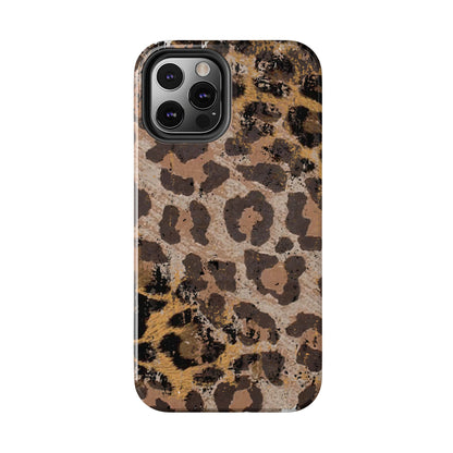 Vintage Distressed Leopard Print - iPhone Series Case