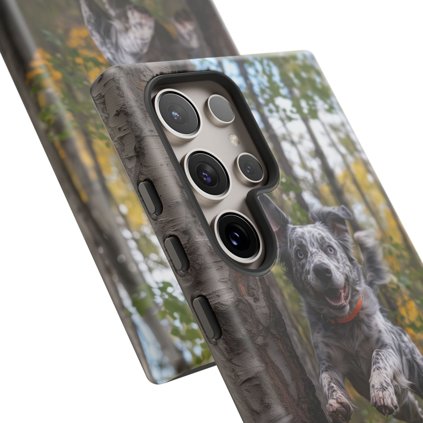 Happy Forest Dog iPhone Case – Nature-Inspired Protective Cover