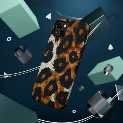 Safari Noir Gold Leopard iPhone Case