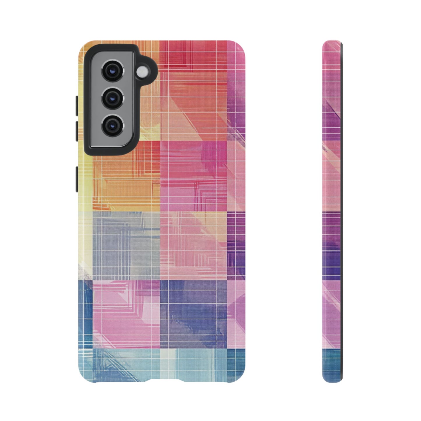 Pastel Panache Watercolor Plaid Case