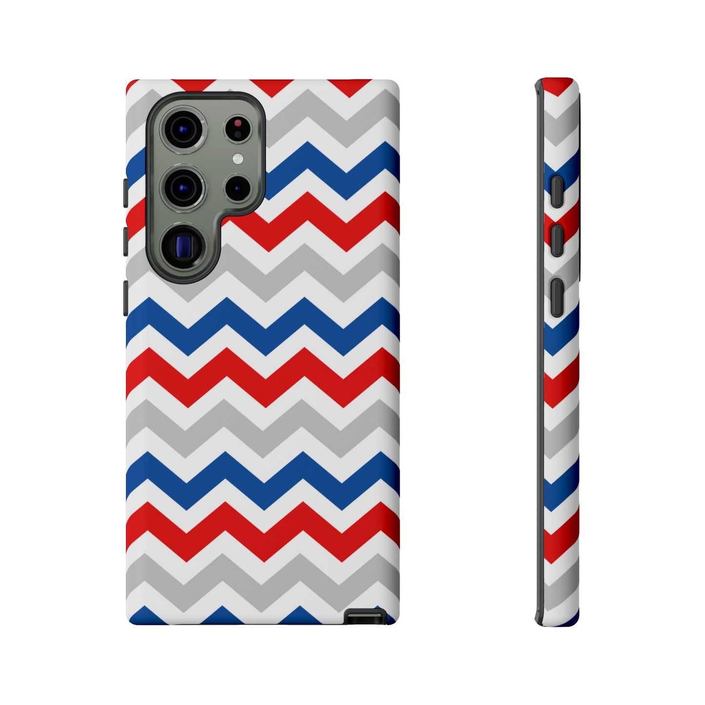 Patriotic Red, White & Blue Chevron – Bold Geometric Samsung Galaxy Case