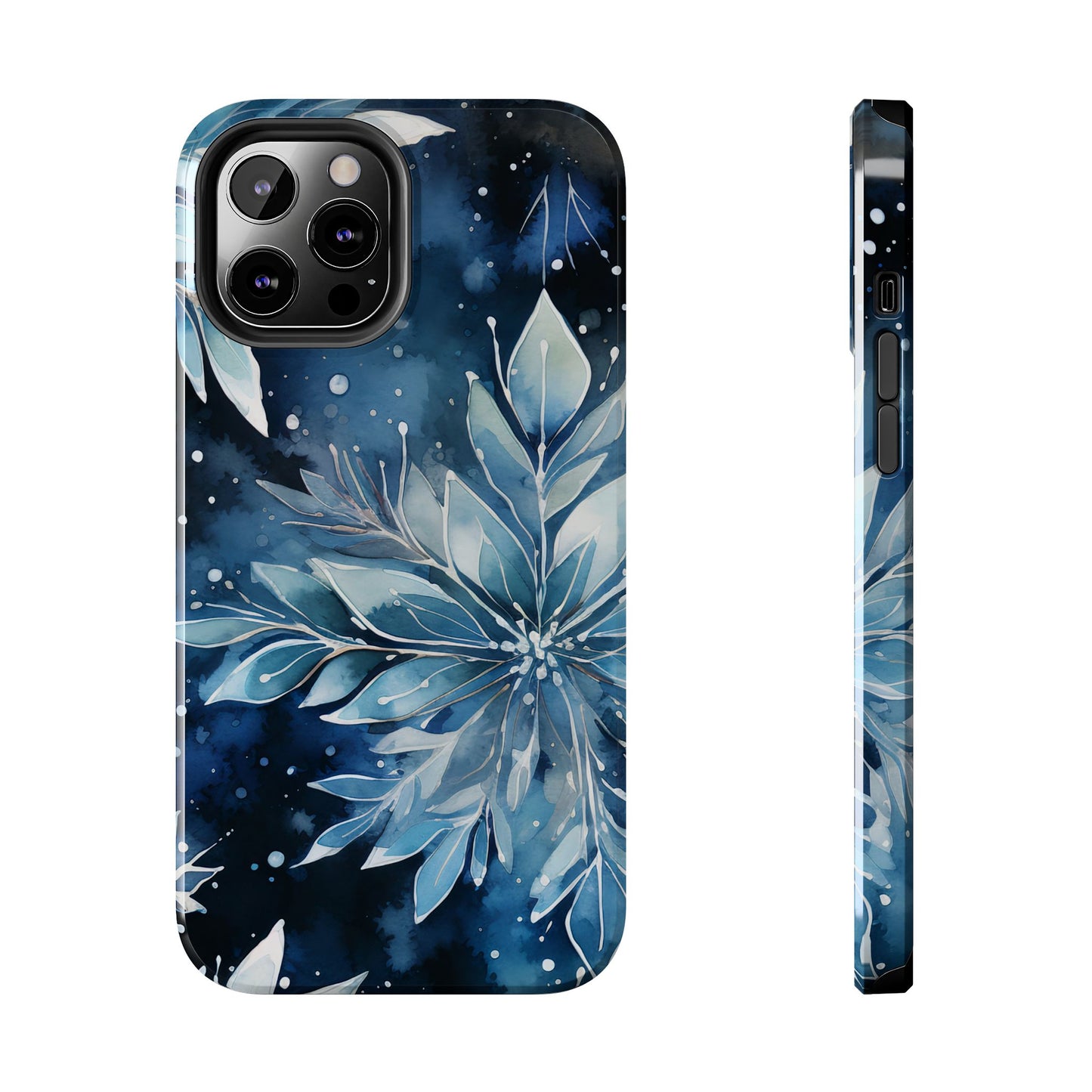 Winter’s Embrace – Blue Snowflake Samsung Galaxy Case