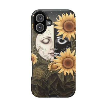 Sunflower Moon and Stars MagSafe Case – Ethereal Art