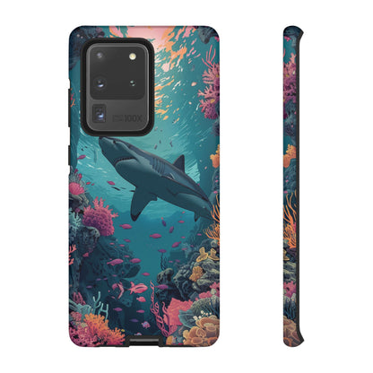 Ocean Shark Coral Reef iPhone Case