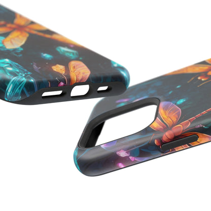 Mystical Dragonflies & Crystals – MagSafe iPhone Series Case