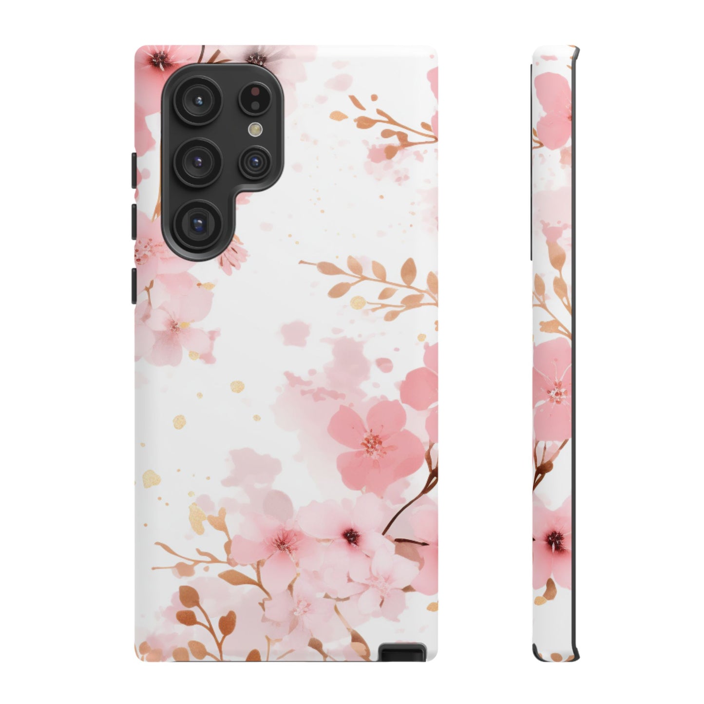 Soft Pink Cherry Blossom Samsung Galaxy Case – Elegant Floral Design