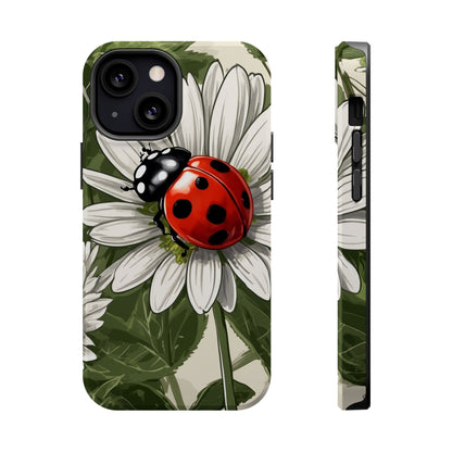 Ladybug & Daisy Garden Charm - MagSafe iPhone Case