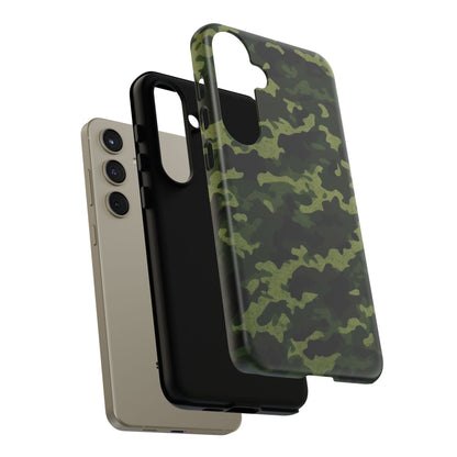 Dark Green Camouflage – Samsung Galaxy Case, Durable and Stylish