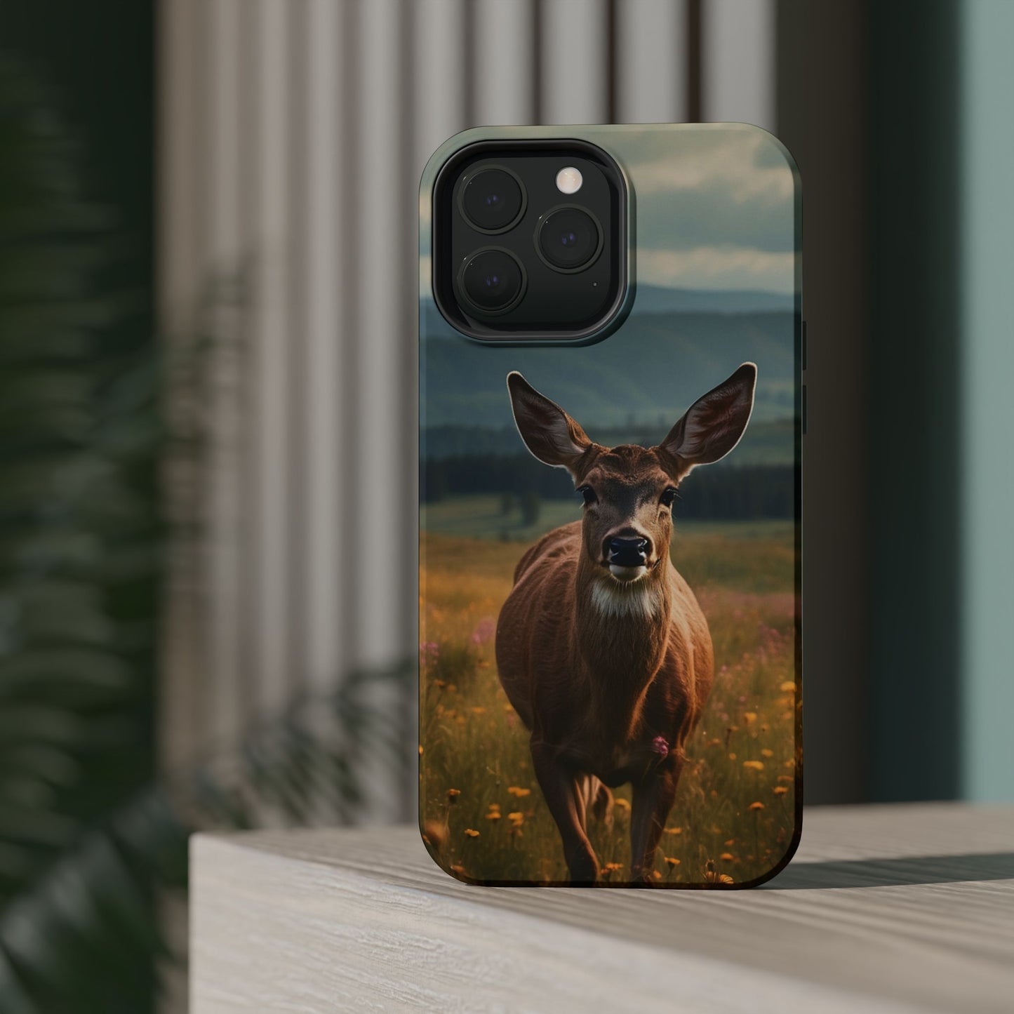 Rustic Meadow Deer – MagSafe iPhone Case