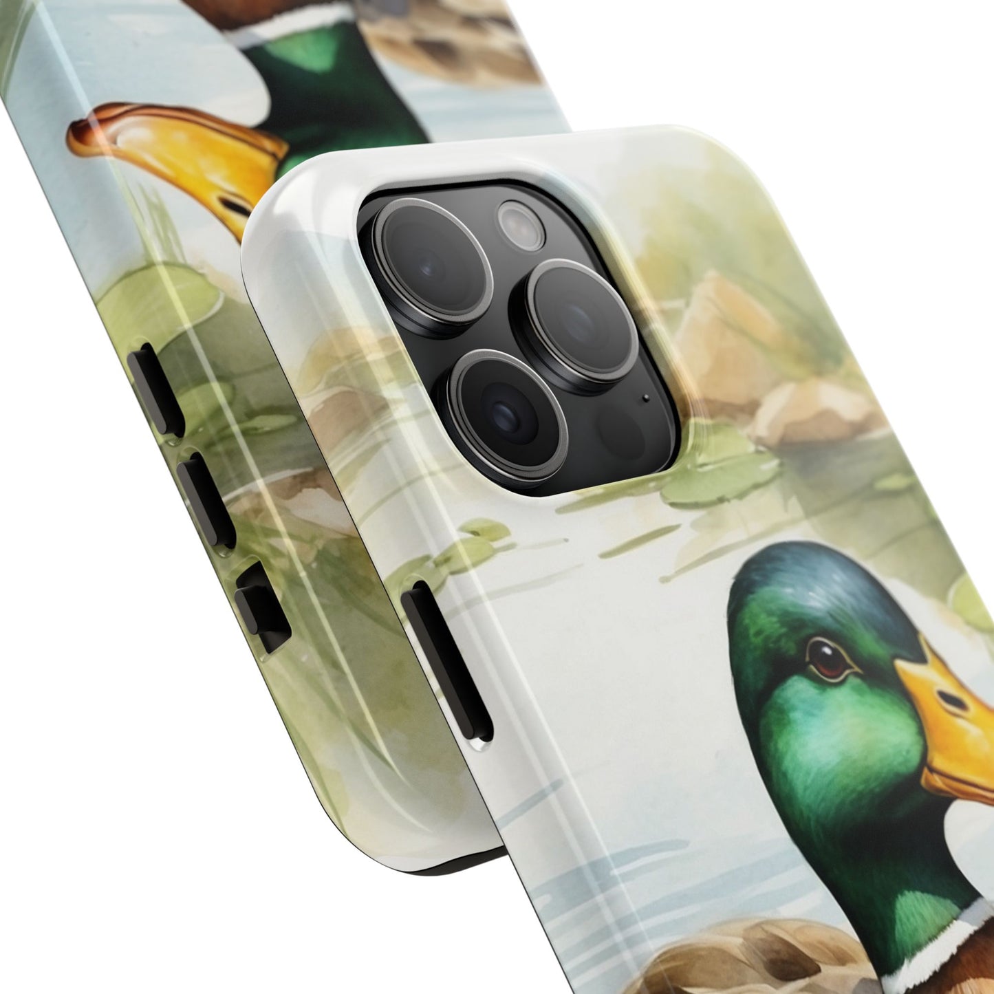 Serene Duck Reflection - iPhone Case