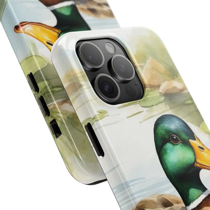 Serene Duck Reflection - iPhone Case