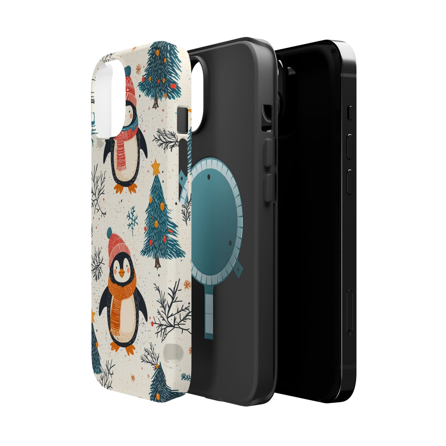 Snowy Christmas Cheer MagSafe iPhone Case