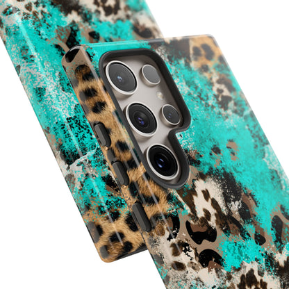 Aqua Splash Leopard - Samsung Galaxy Series Case