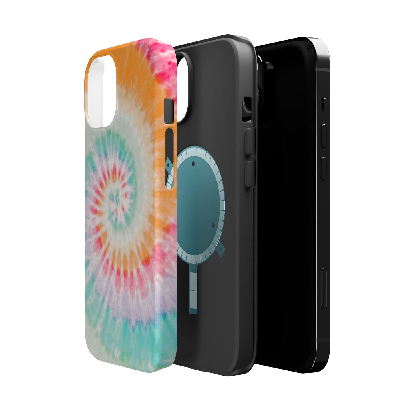 Pastel Tie-Dye MagSafe iPhone Case – Soft Colors & Magnetic Functionality