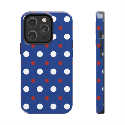 Patriotic Polka Dots – iPhone Case