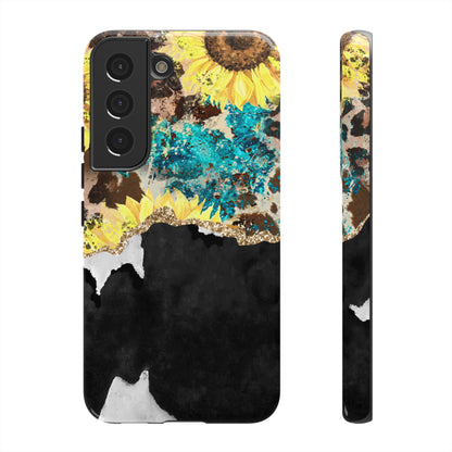 Rustic Sunflower Leopard Glam - Samsung Galaxy Series Case