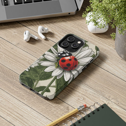 Ladybug & Daisy Garden Charm - iPhone Series Case