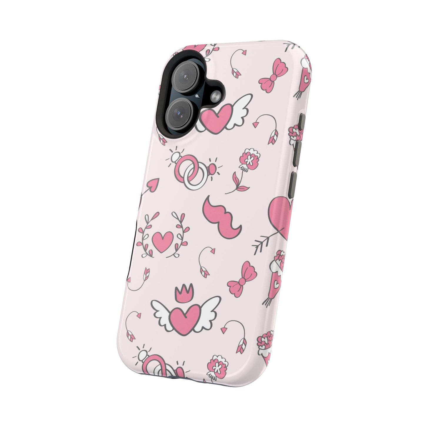 Pink Love Icons MagSafe Case