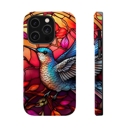 Radiant Multicolor Bird Artwork - MagSafe iPhone Case