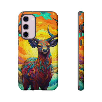 Vibrant Stag in Bloom – Samsung Galaxy Case