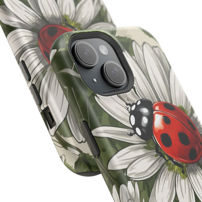 Ladybug & Daisy Garden Charm - MagSafe iPhone Case