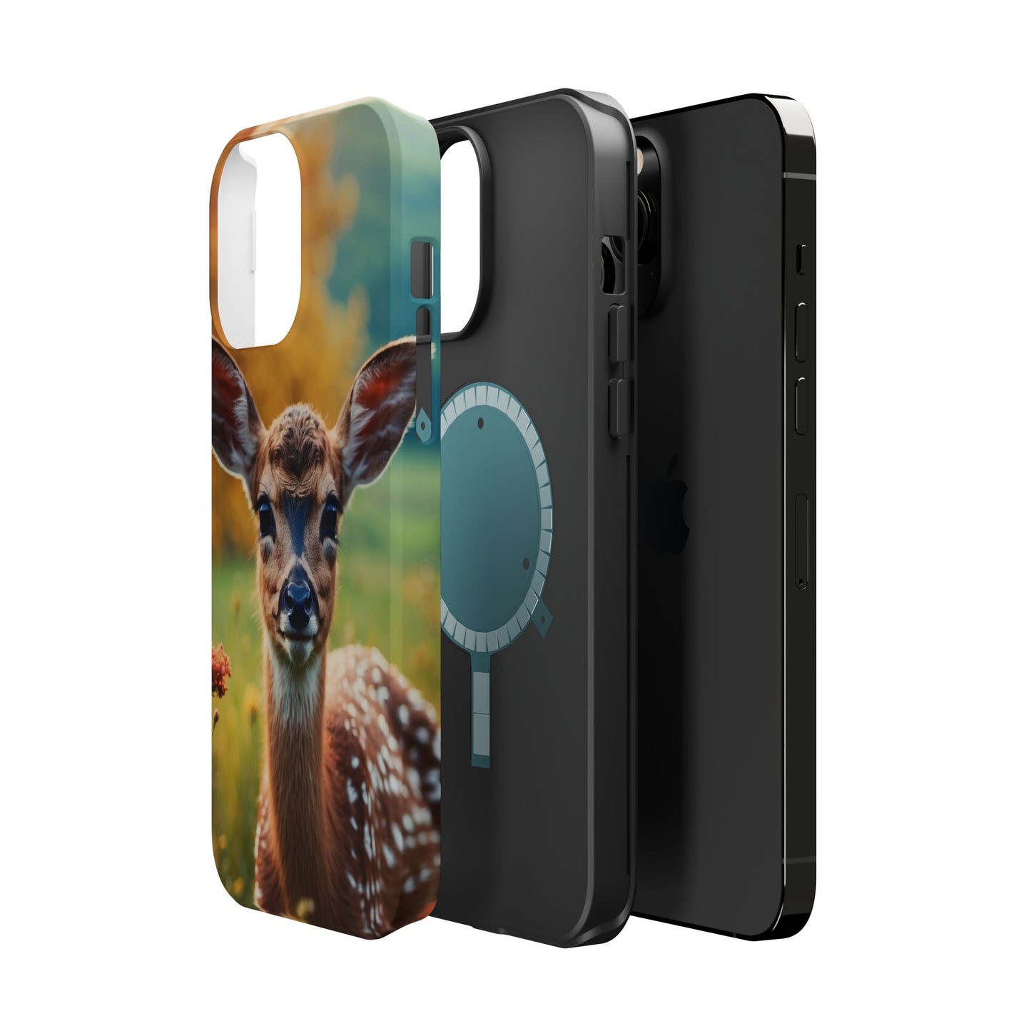 MagSafe-Compatible iPhone Case – Golden Meadow Fawn