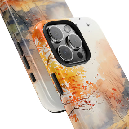 Autumn River Serenity – iPhone Case