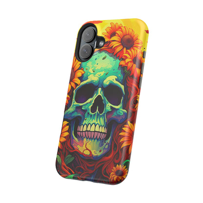 Sun Kissed Skull MagSafe iPhone Case