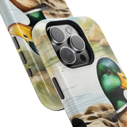 Serene Duck Reflection - MagSafe iPhone Case