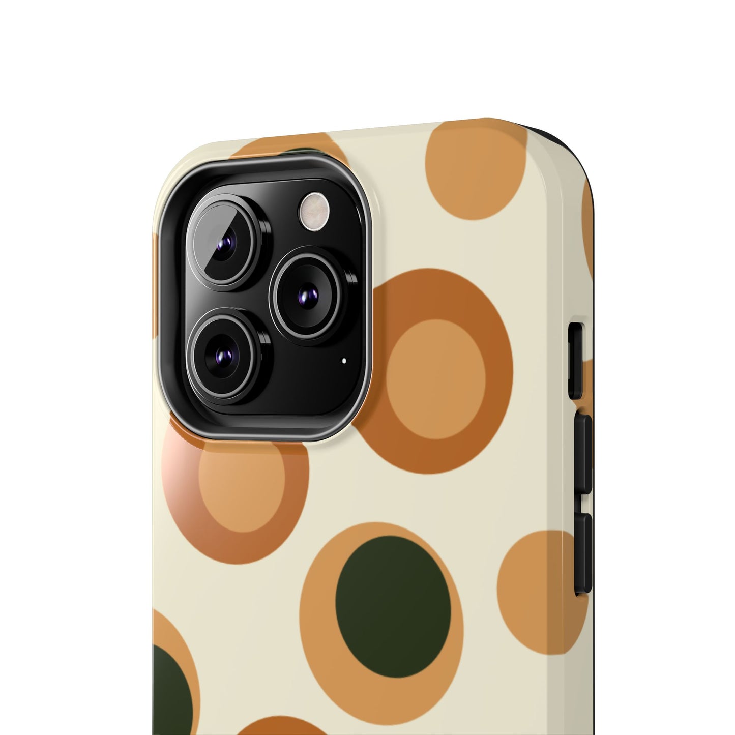 Retro Earthy Circles - iPhone Case