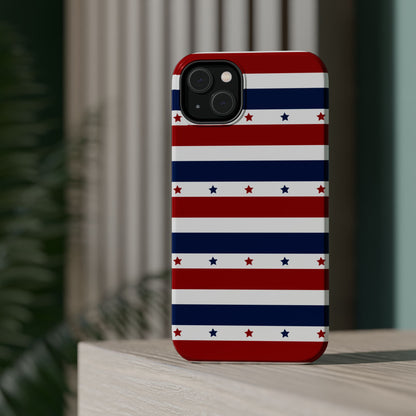 Patriotic Stars MagSafe iPhone Case