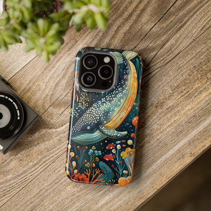 Oceanic Elegance Whale iPhone Case