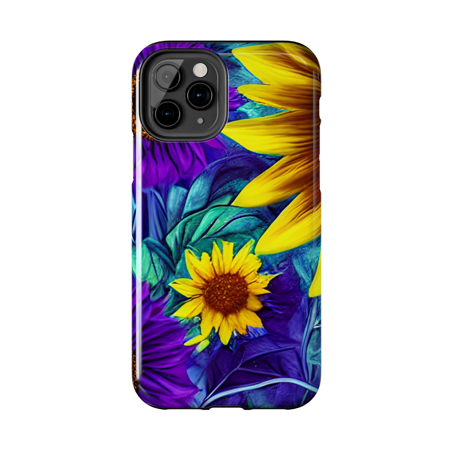 Purple & Gold Sunflower Dream - iPhone Series Case