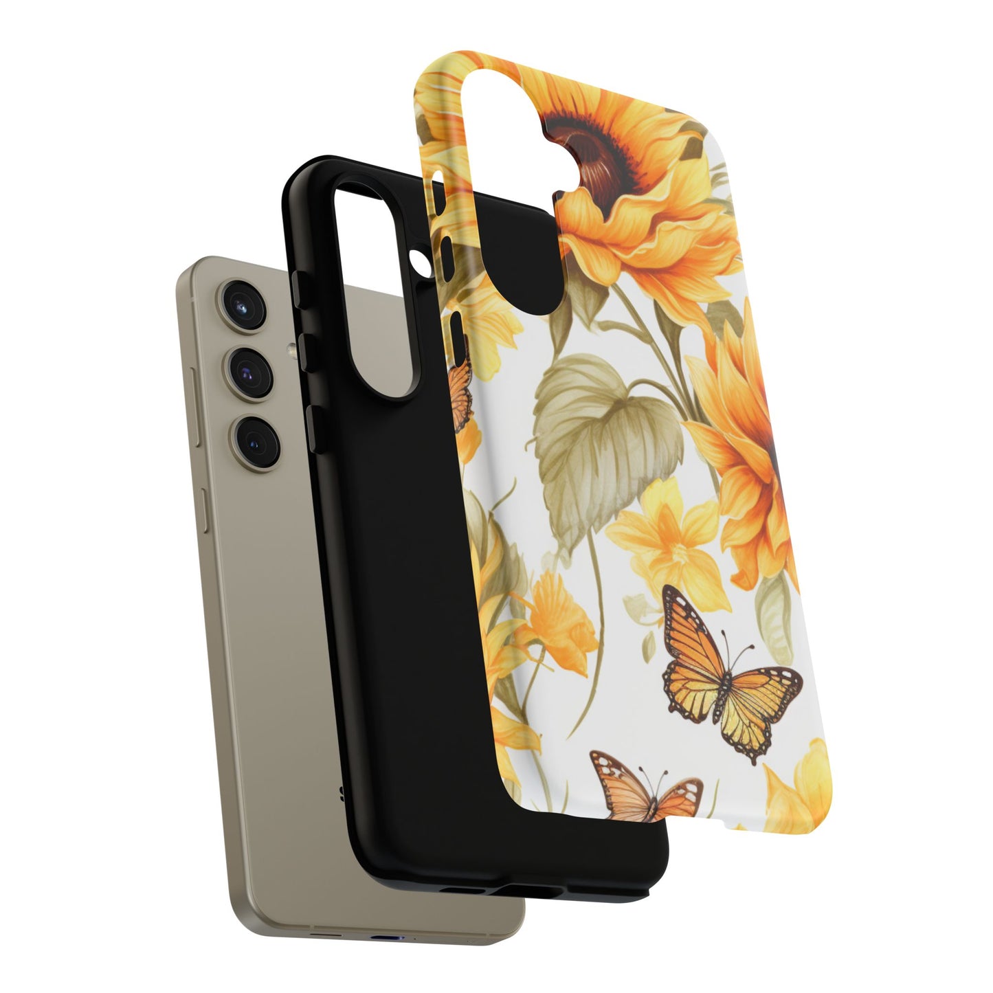 Sunflower & Butterfly Bliss - Samsung Galaxy  Series Case