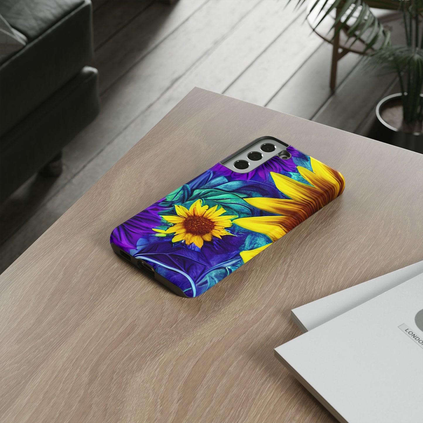 Purple & Gold Sunflower Dream - Samsung Galaxy Series Case