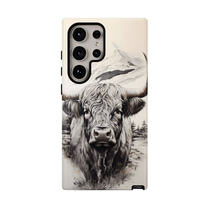 Western Highland Cow Case | Durable Farmhouse Design - BOGO Cases