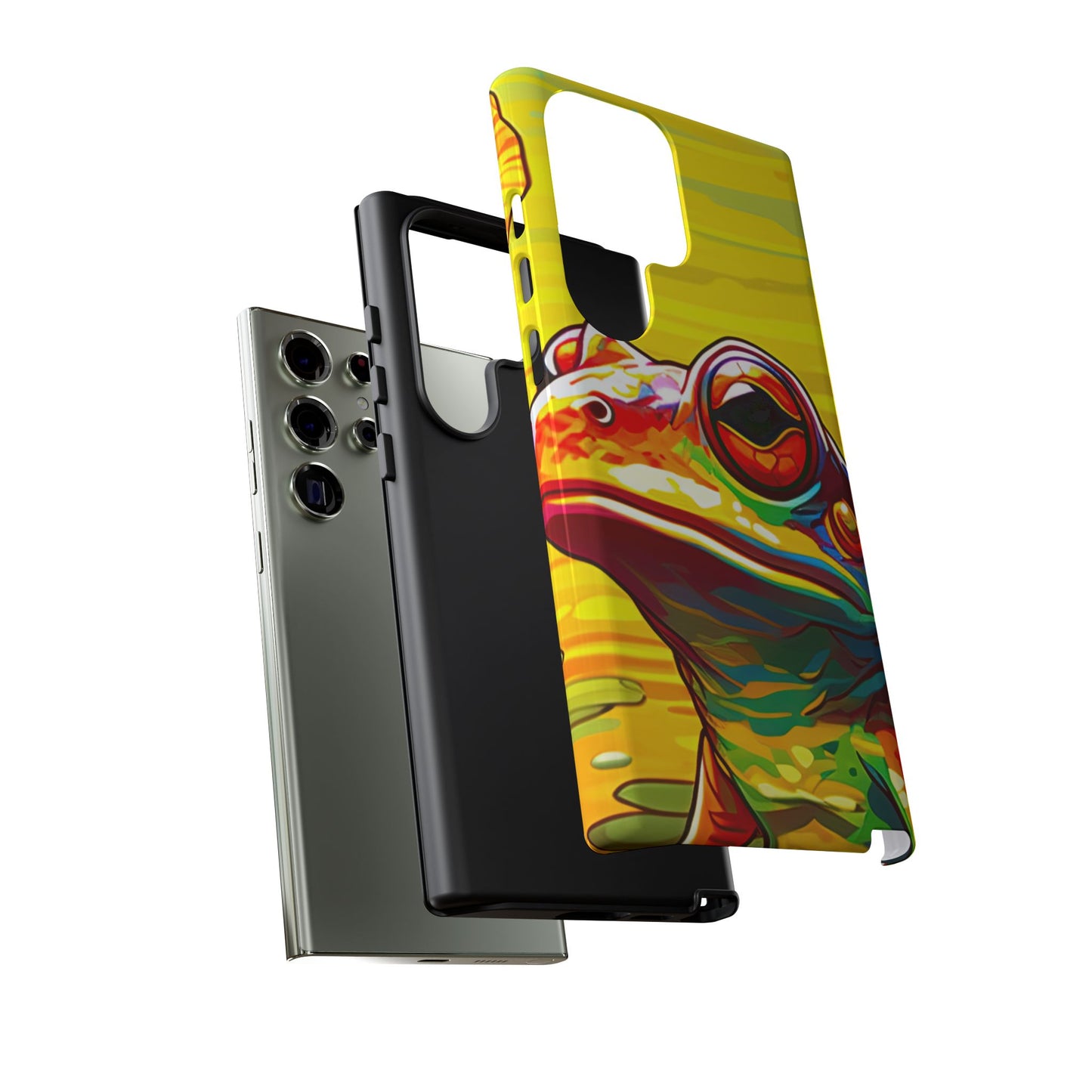 Vibrant Rainbow Frog Design – Samsung Galaxy Case