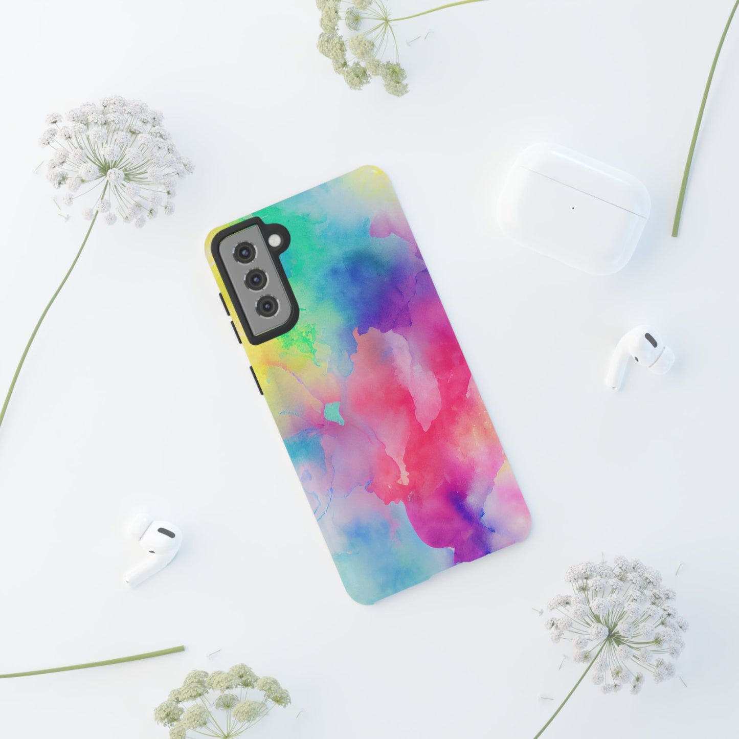 Pastel Watercolor Dream Samsung Galaxy Case – Slim Profile, Glossy Finish