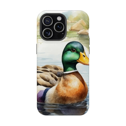 Serene Duck Reflection - MagSafe iPhone Case