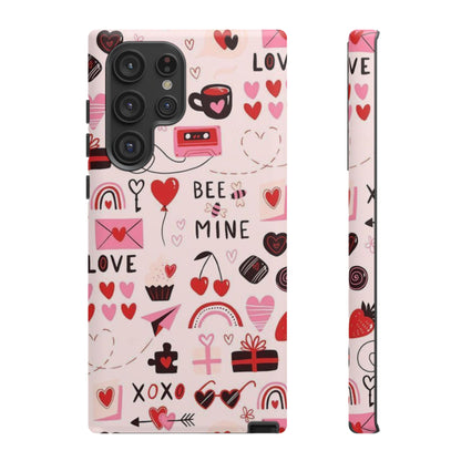 Samsung Galaxy Case: Bee Mine Love Doodles