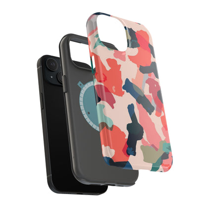 Modern Earthy Camo Abstract – MagSafe iPhone Case