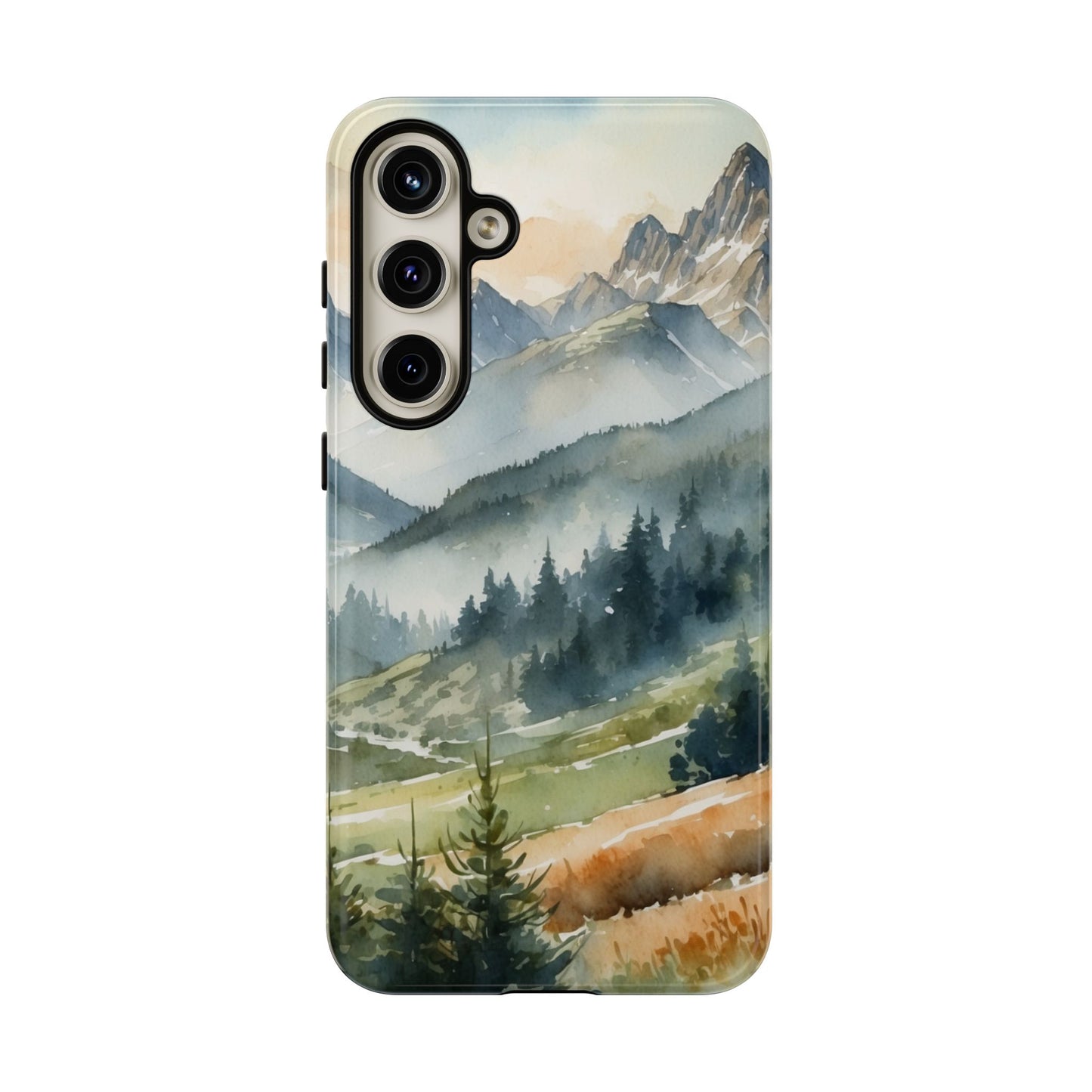 Serene Alpine Forest - Samsung Galaxy Case