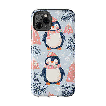 Penguin in Winter Wonderland iPhone Case