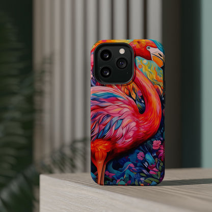 Flamingo Fiesta – Vibrant Flamingo MagSafe iPhone Cases