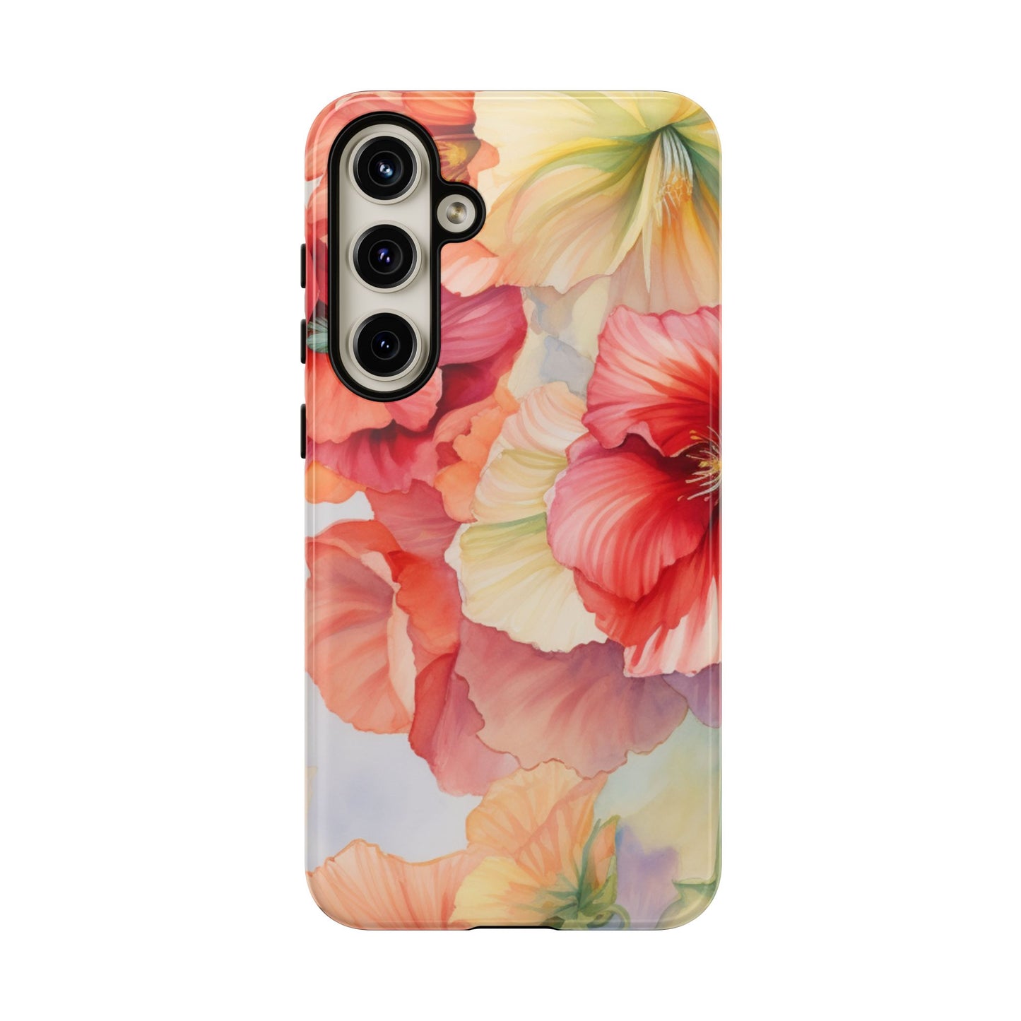 Gumamela Blush Pink Watercolor Floral – Samsung Galaxy Case