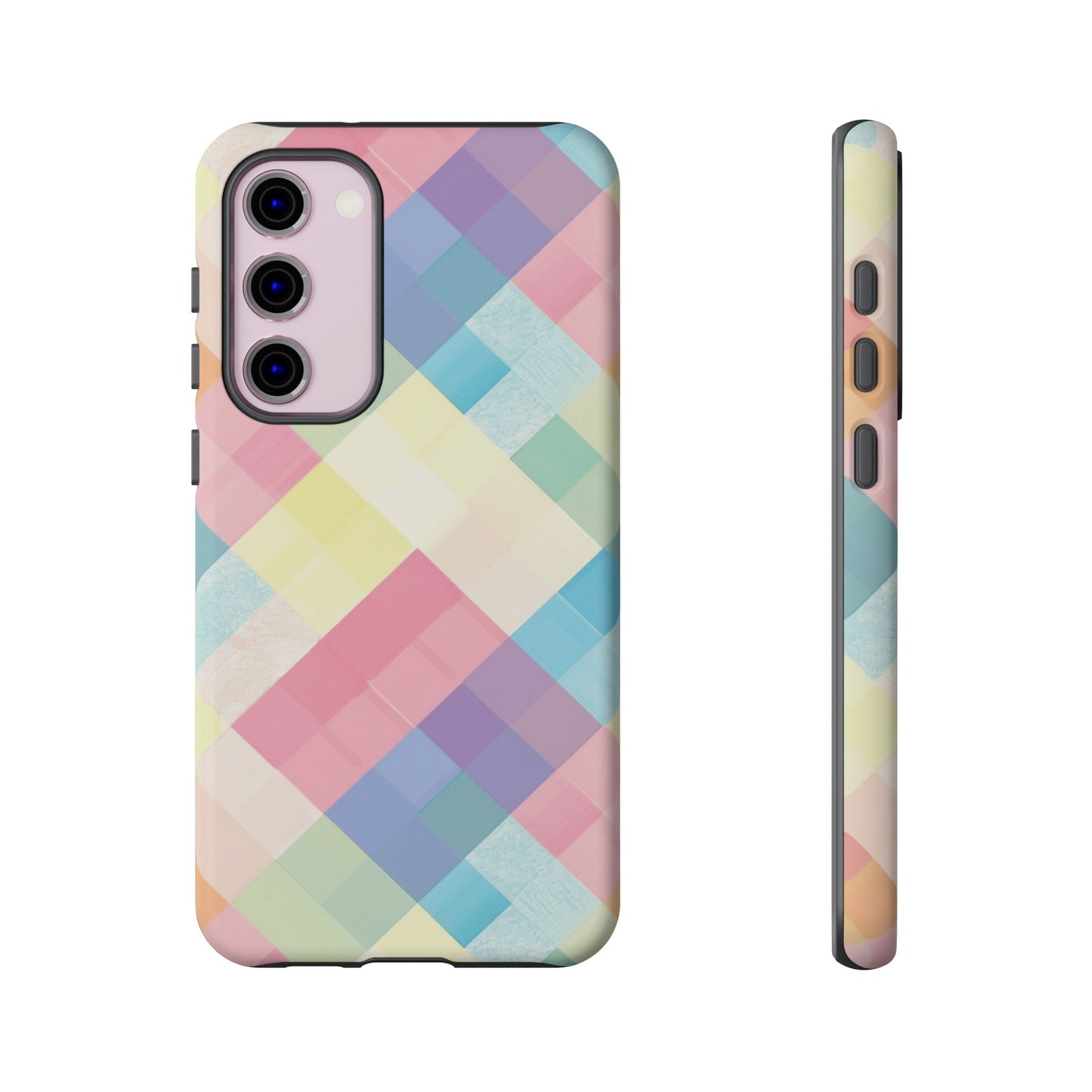 Spring Sonata Pastel Plaid Case