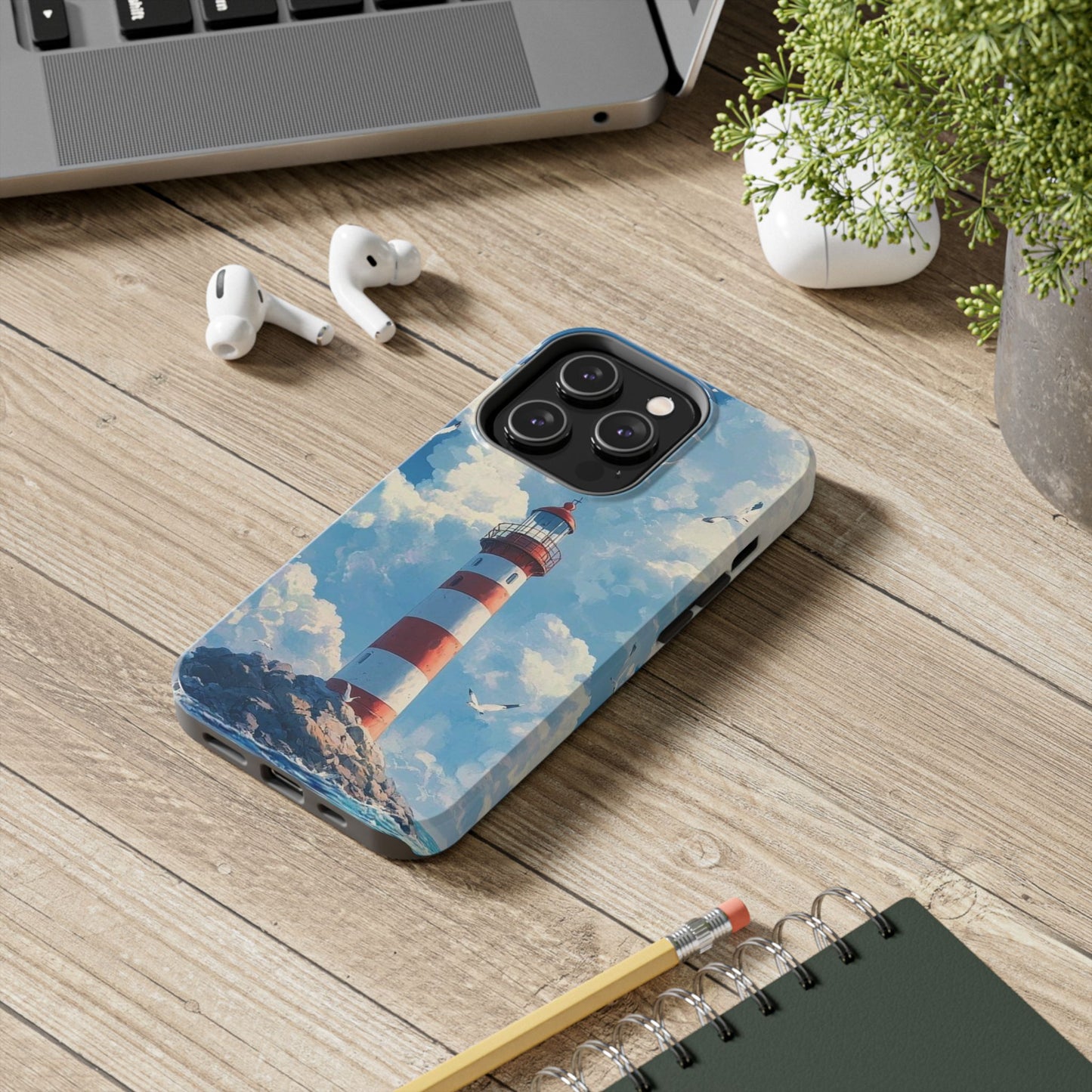 Samsung Galaxy Case - Majestic Lighthouse Scene Design