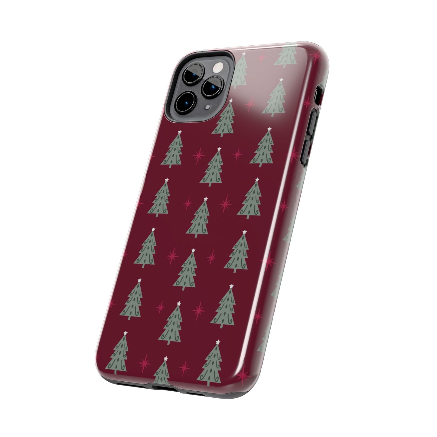 Retro Christmas Tree Pattern – iPhone Series Case