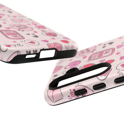 Samsung Galaxy Case: Playful Valentine's Day Icons Case